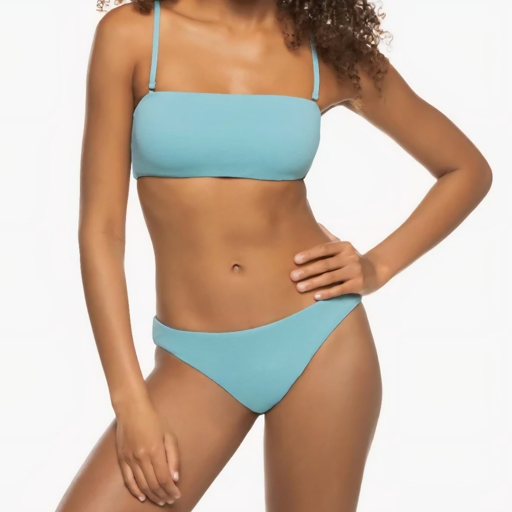 EBERJEY Pique Annia Bikini ~OCEAN BAY ~LARGE **NEW
